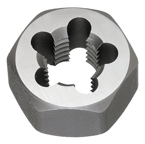 1-8 UNC Hex Rethreading Die - Carbon Steel, 1 Inch Size