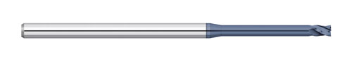 Kyocera Microtools 5/64" Solid Carbide 2-Flute Micro Endmill, AlTiN Coated, 1610-0781L234