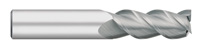 Carbide End Mills - 3 Flute Single End - 45°